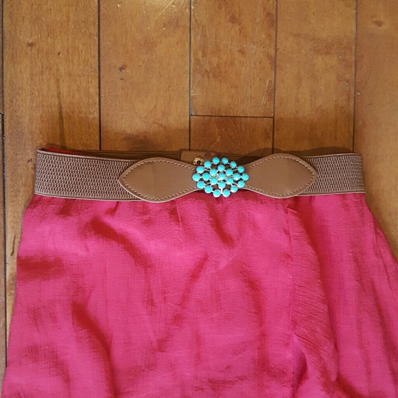 BCX Red High Low Skirt - Picture 4 of 7